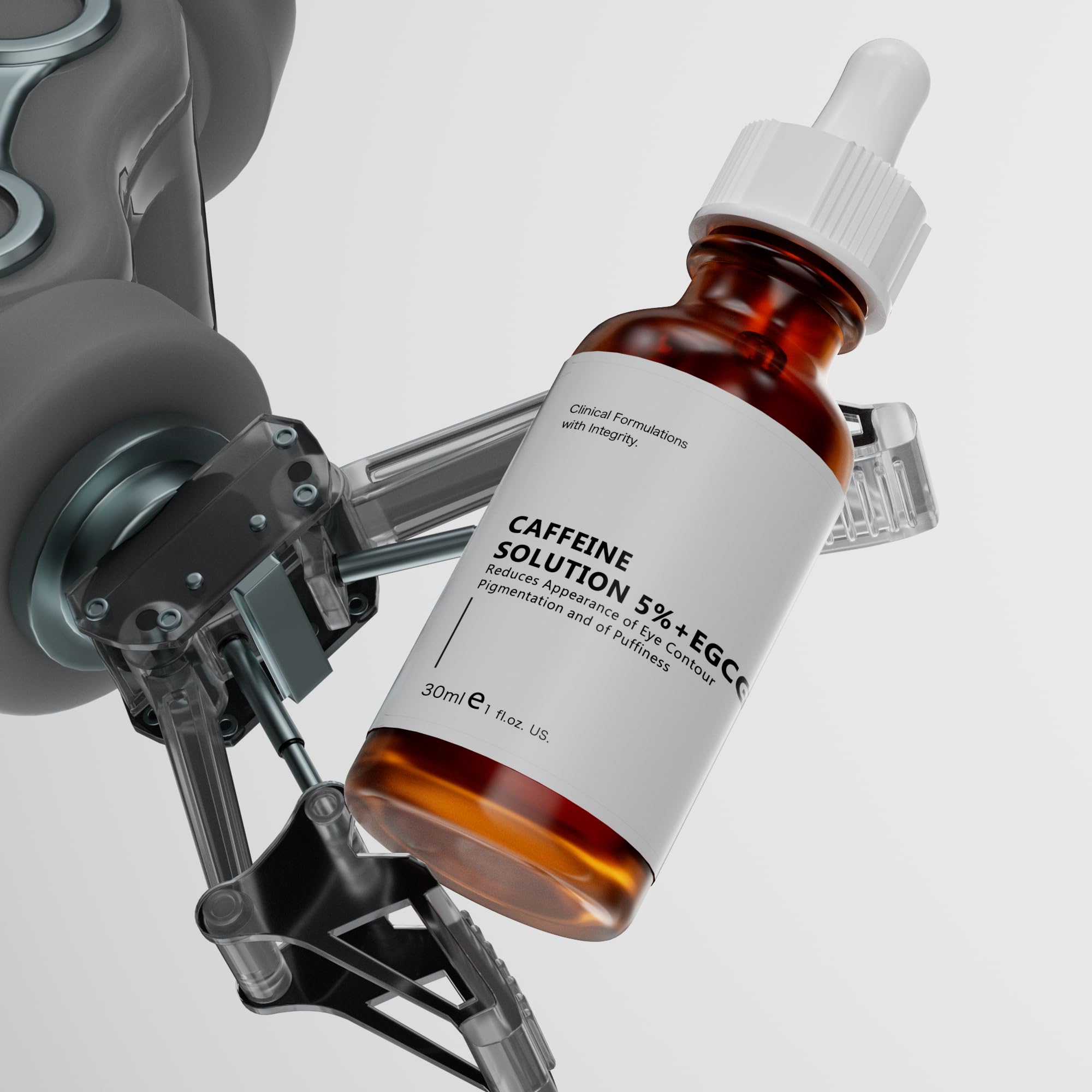 Caffeine Eye Serum with 5% EGCG – Moisturizing Solution for Reducing Dark Circles & Puffiness – 30ml, Caffeine Solution for Face & Under Eye Care