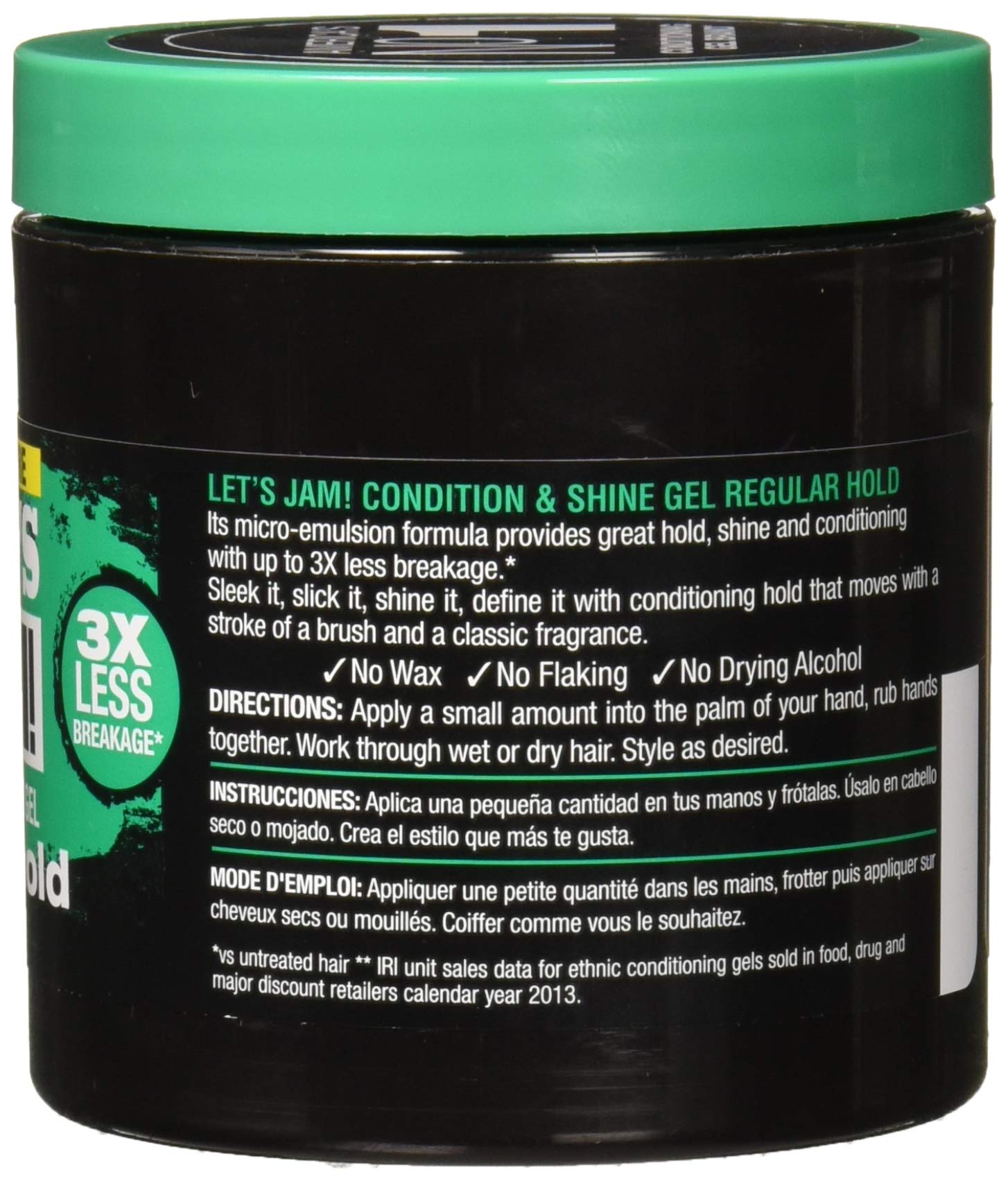 Softsheen Carson Let's Jam Shining And Conditioning Gel, 4.4 Ounce