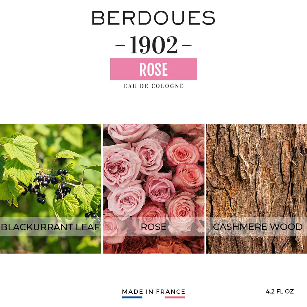 Berdoues Rose Eau de Cologne 4.2 fl. oz.