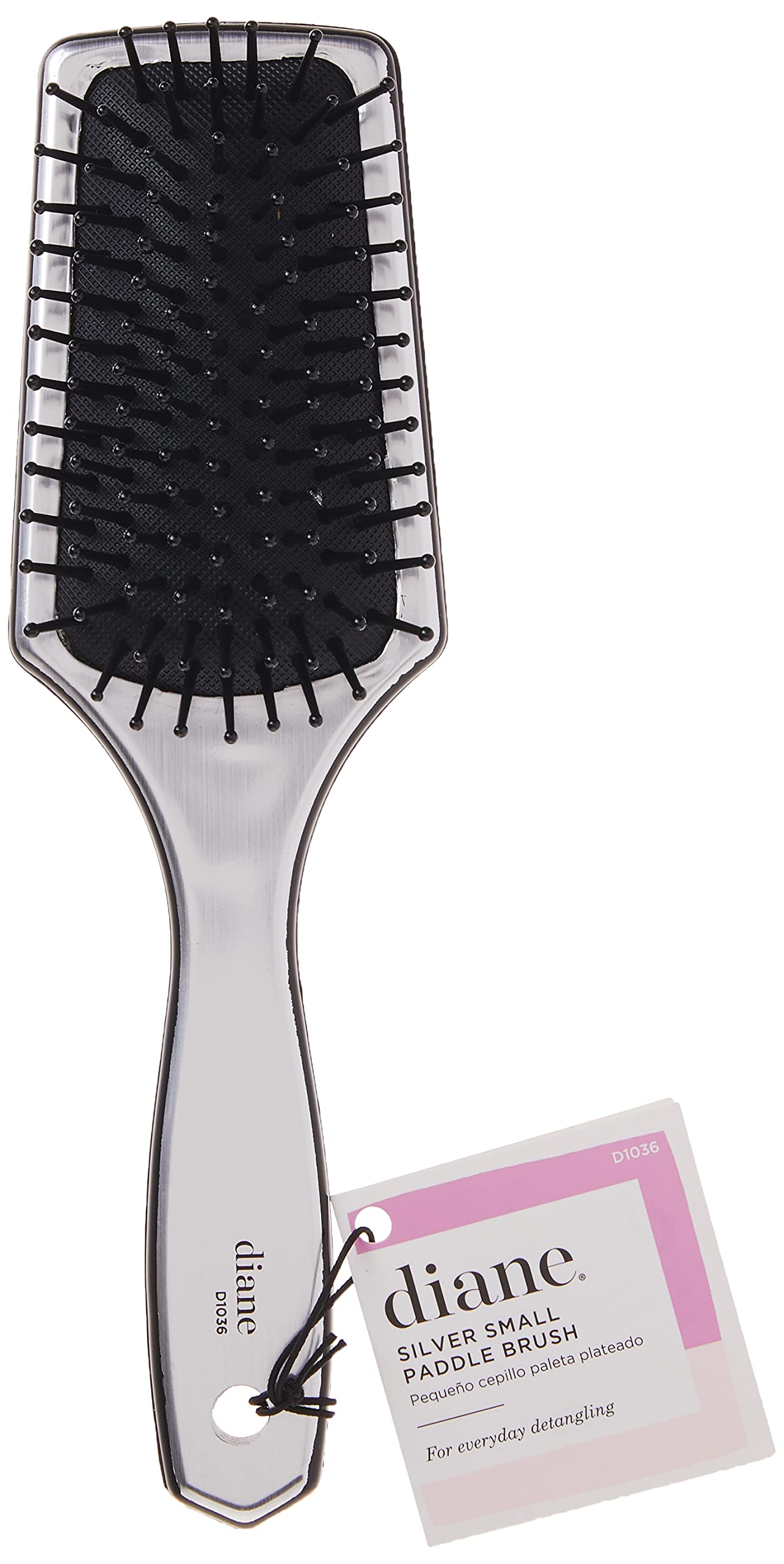 D1036 PADDLE 7 ROW SILVER CUSHION DI-D1036