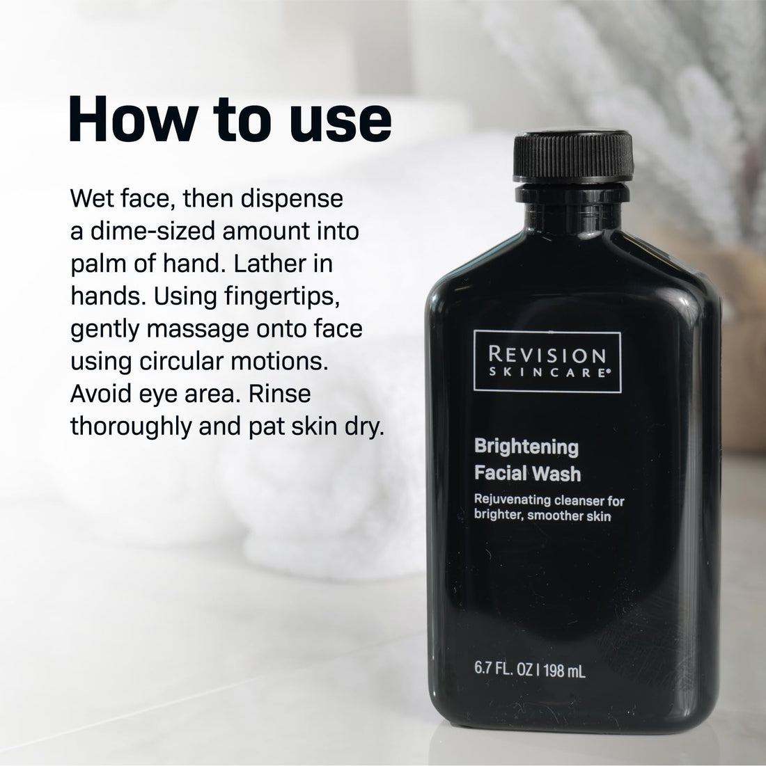 Revision Brightening Facial Wash, 6.7 fl. oz