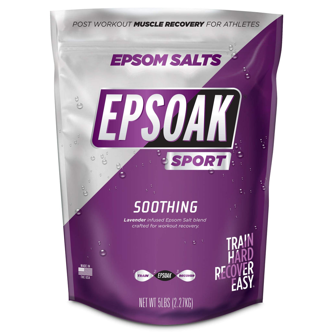 Epsoak SPORT Epsom Salt for Athletes - SOOTHING. All-natural
