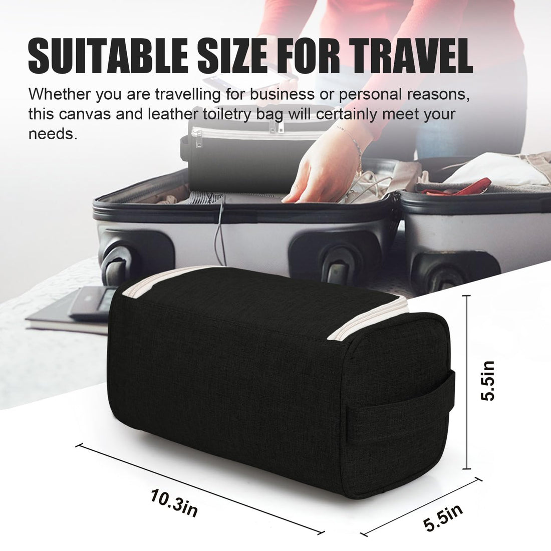 Pantheon Toiletry Organizer Wash Bag Hanging Dopp Kit Travel for Bathroom Shower