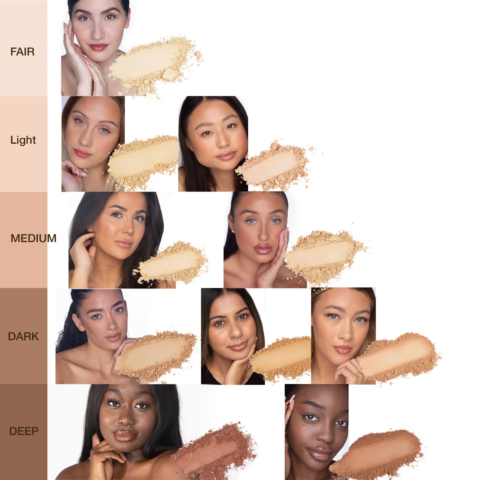 Bella Pierre Compact Mineral Foundation in Brown Sugar, 0.35-Ounce