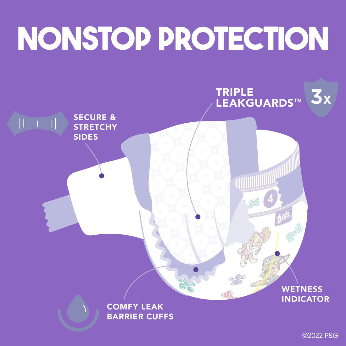 Luvs Ultra Leakguards Size 5 Diapers - 25 CT