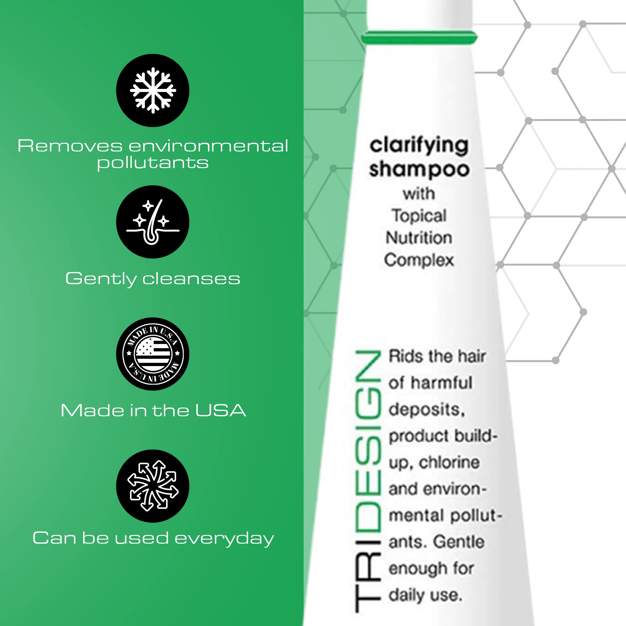 Tri Clarifying Shampoo, 10.5 Fluid Ounce