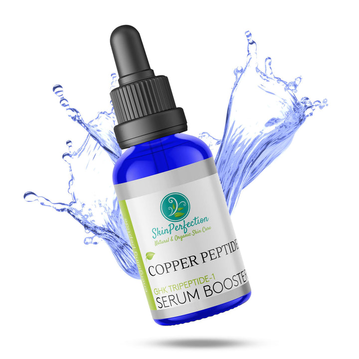 Skin Perfection Copper Peptides Serum for Face & Hair - Anti Aging Serum with GHK Copper Peptide for Fine Lines & Wrinkles - DIY Make Your Own Face & Hair Serum GHK-C Peptide 0.5oz