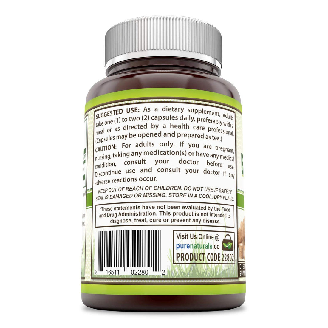 Pure Naturals Burdock Root 425mg 120caps