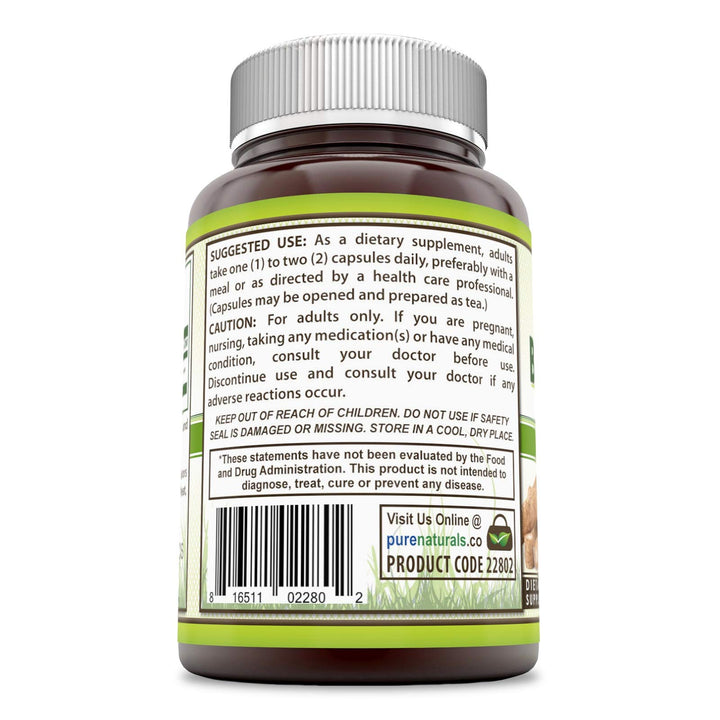 Pure Naturals Burdock Root 425mg 120caps
