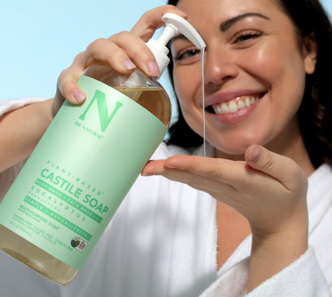 Eucalyptus, Eucalyptus : Dr. Natural Pure-castile Liquid Soap, Eucalyptus, 32 Ounce