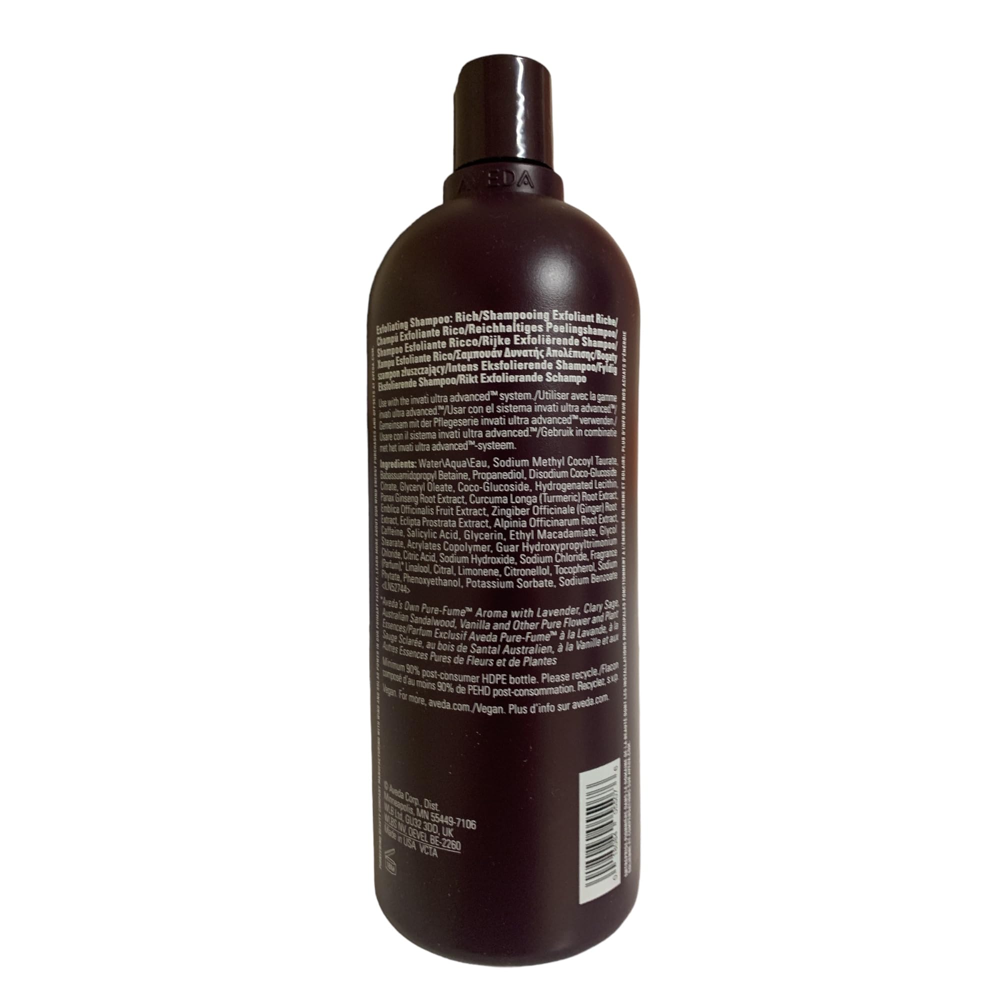 Aveda Invati Ultra Advanced Thickening Conditioner Rich | Step 2 of 4 | Reduces Hair Loss by 77% | for Medium to Thick Thinning Hair Types | Normal to Oily Scalp | 96% Naturally Derived*, 33.8 Fl Oz