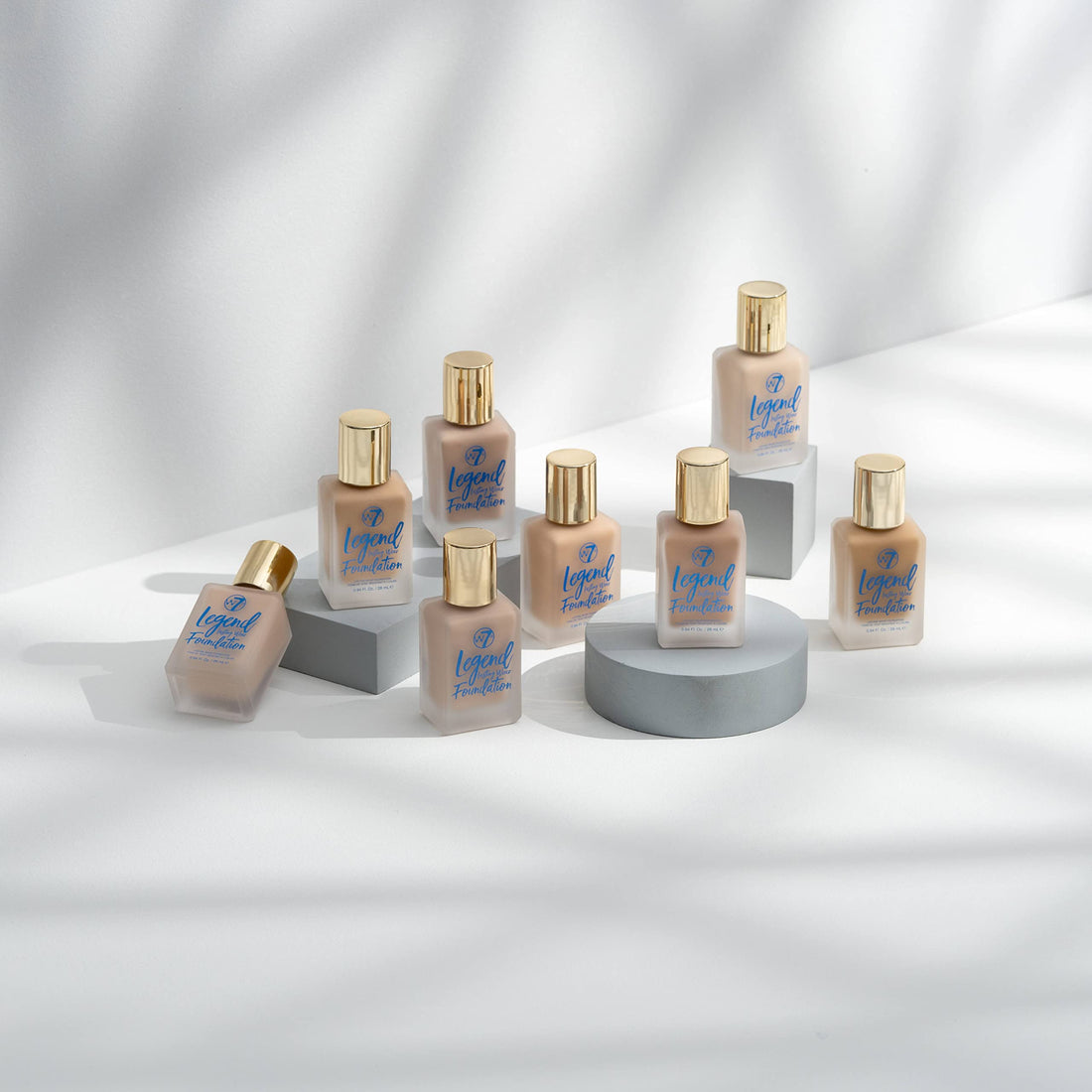 W7 | Legend Long-Lasting Liquid Foundation | Rich and Creamy Formula | Full Coverage with a Matte Finish | Available in 4 Shades | Fresh Beige | Cruelty Free, Vegan Makeup by W7 Cosmetics