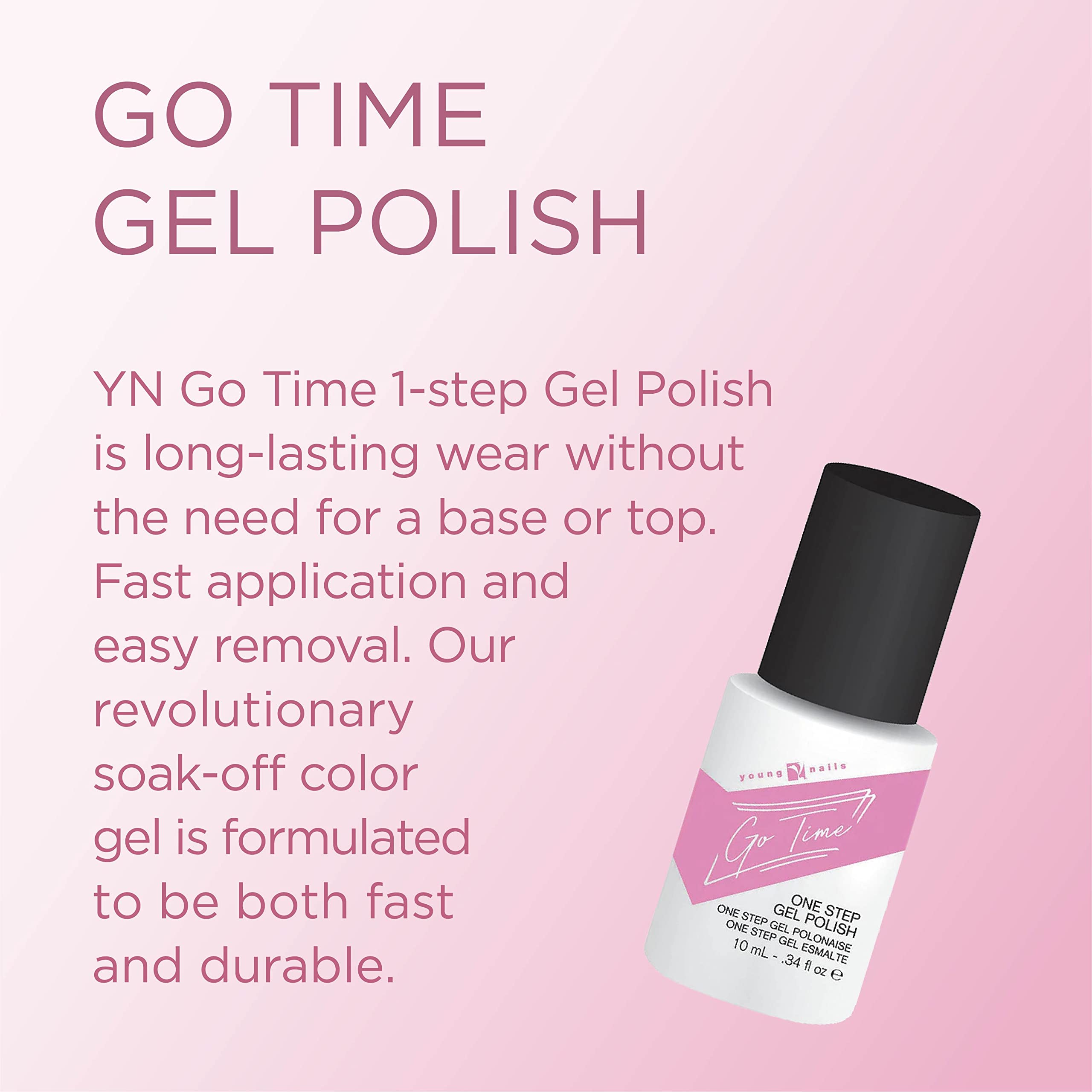 Nom Nom, 0.34 Ounce: Young Nails Go Time Gel Polish, Nom Nom, 0.34 Ounce