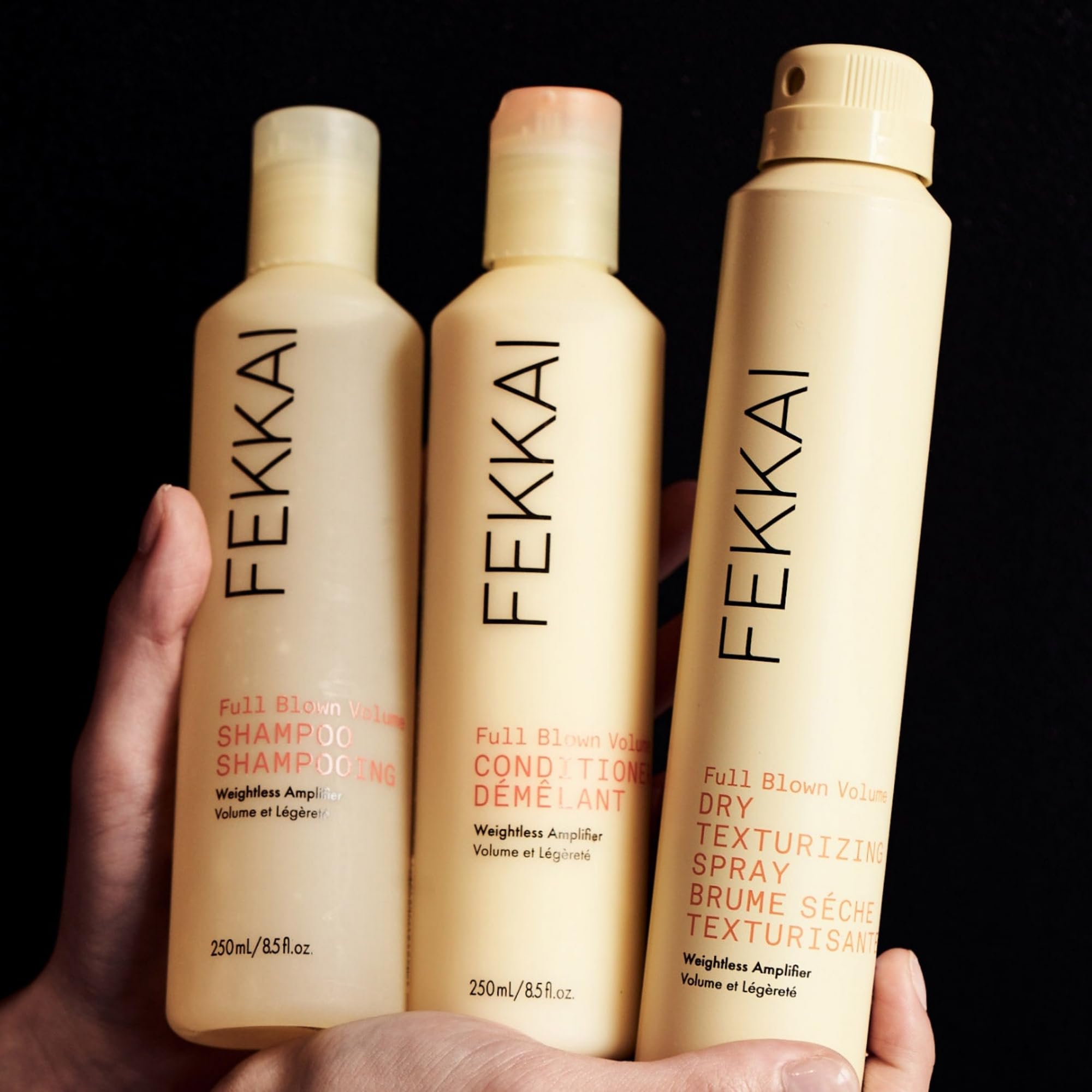FEKKAI Full Blown Volume Shampoo (8.5 oz) + Conditioner (8.5 oz) - Adds Lift & Body for Lasting Volume For Fine or Flat Hair - Vegan, Cruelty-Free