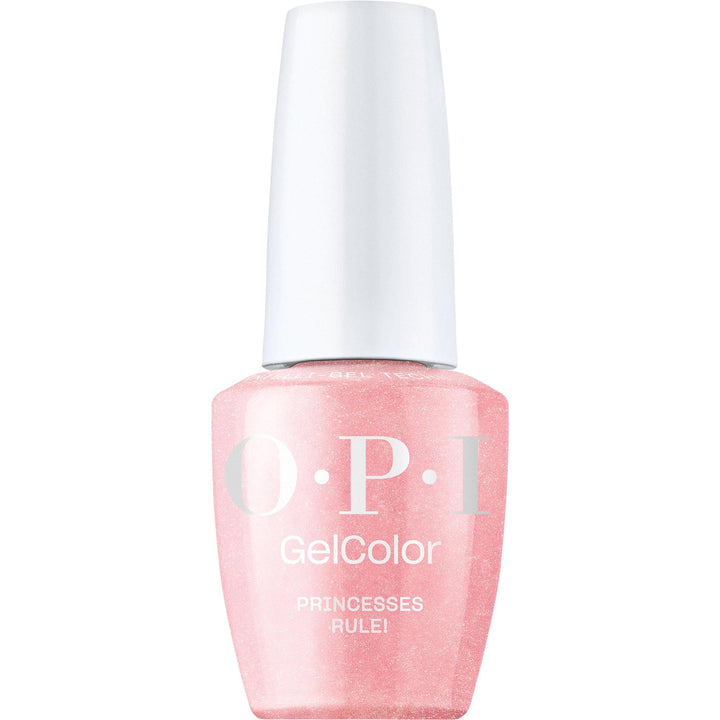 OPI GelColor Princesses Rule! | Sheer Soft Pink Shimmer UV Cure Gel Nail Polish | Vegan & HEMA Free, Long Lasting, High Shine