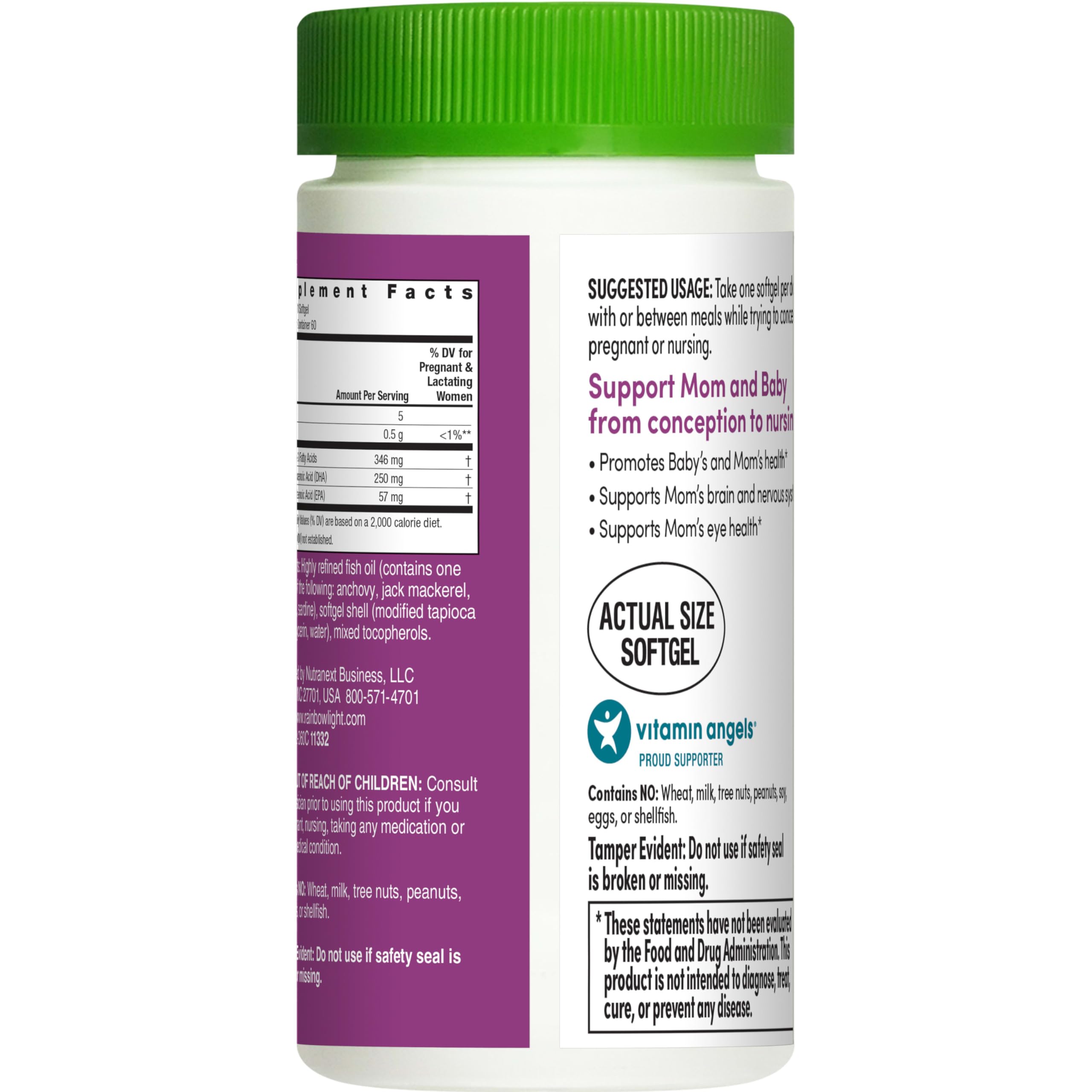 Rainbow Light - Prenatal Dha Smart Essentials, Omega-3 Fatty Acids- 60 Softgels