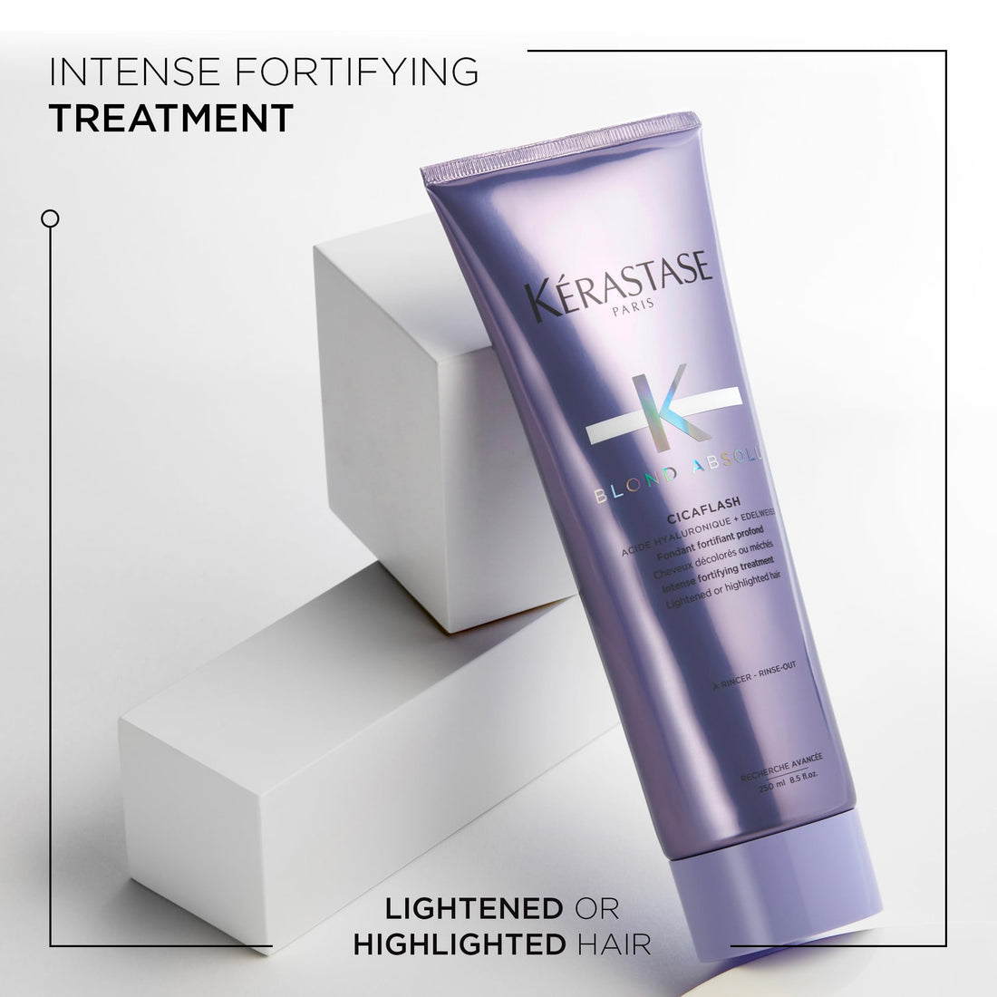 Kerastase Blond Absolu Anti-Brass Shampoo & Hydating Conditioner Set For Lightened, Highlighted and Grey Hair - Neutralizes Brassy and Yellow Undertones With Hyaluronic Acid