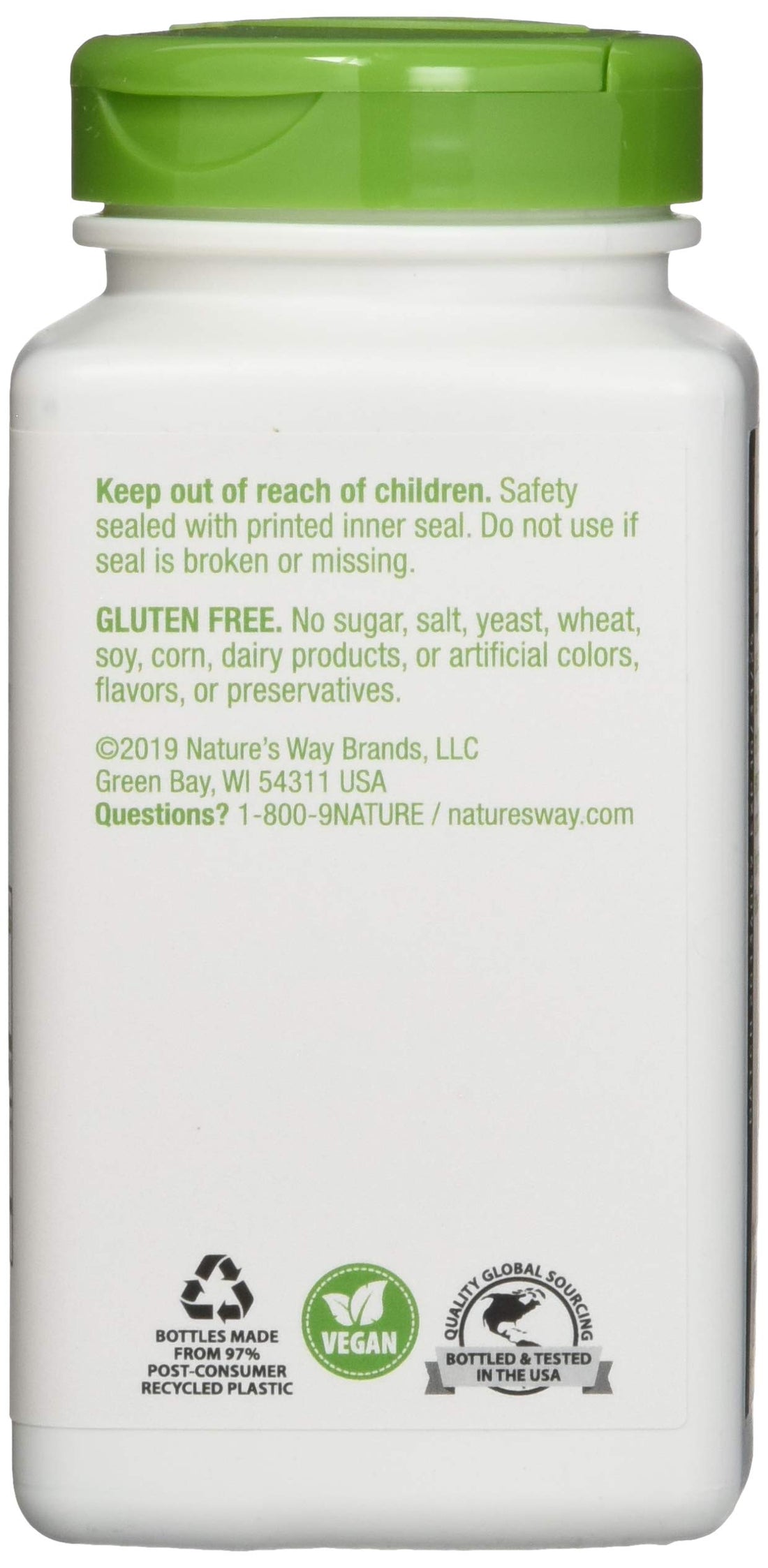 Nature's Way Nature's Way Echinacea Purpurea Herb, 1,200 Mg Per Serving, 180 Vcaps, 180 Count (Pack of 12)