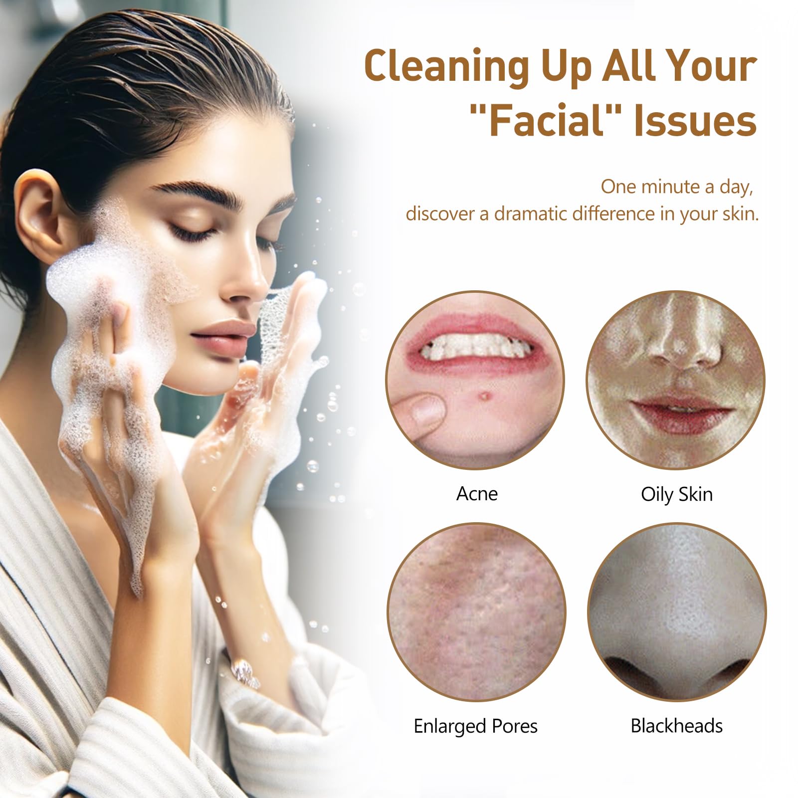 Kootinn 2 Pack Miniature Dry Brush with Hanging Loop - Natural Bristle Small Body Brush for Exfoliating, Facial Cleansing - Soft Skin for Neck, Chest, Nails, and Other Sensitive Areas