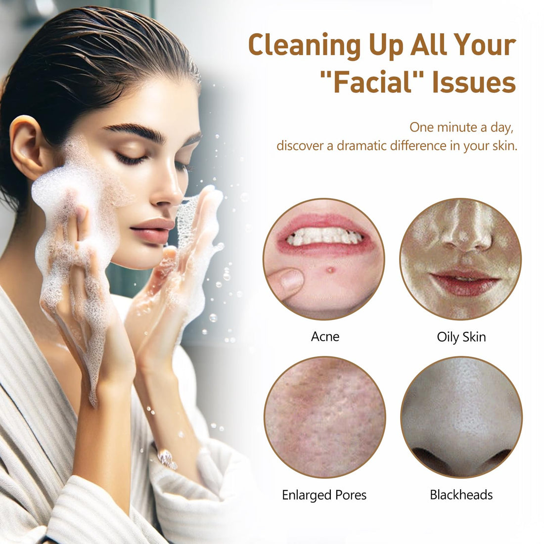 Kootinn 2 Pack Miniature Dry Brush with Hanging Loop - Natural Bristle Small Body Brush for Exfoliating, Facial Cleansing - Soft Skin for Neck, Chest, Nails, and Other Sensitive Areas