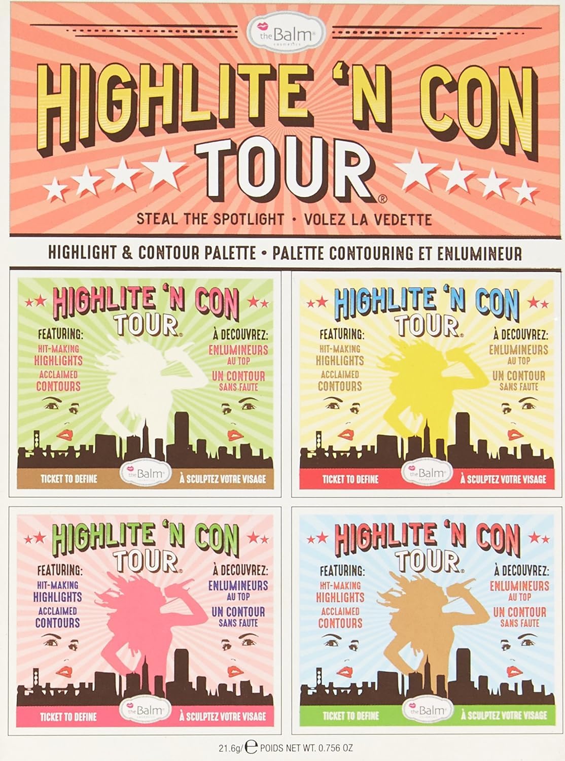 theBalm Highlite 'N Con Tour Highlight & Contour Palette