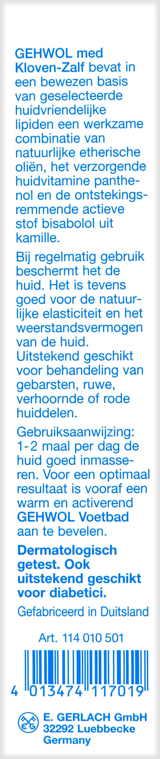 Gehwol Med Salve for Cracked Skin 75ml/2.6oz