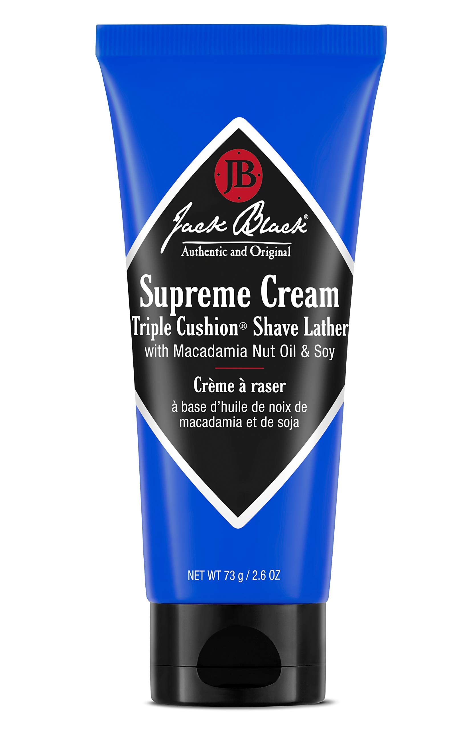 Jack Black Supreme Cream Triple Cushion Shave Lather, 2.6 Ounce