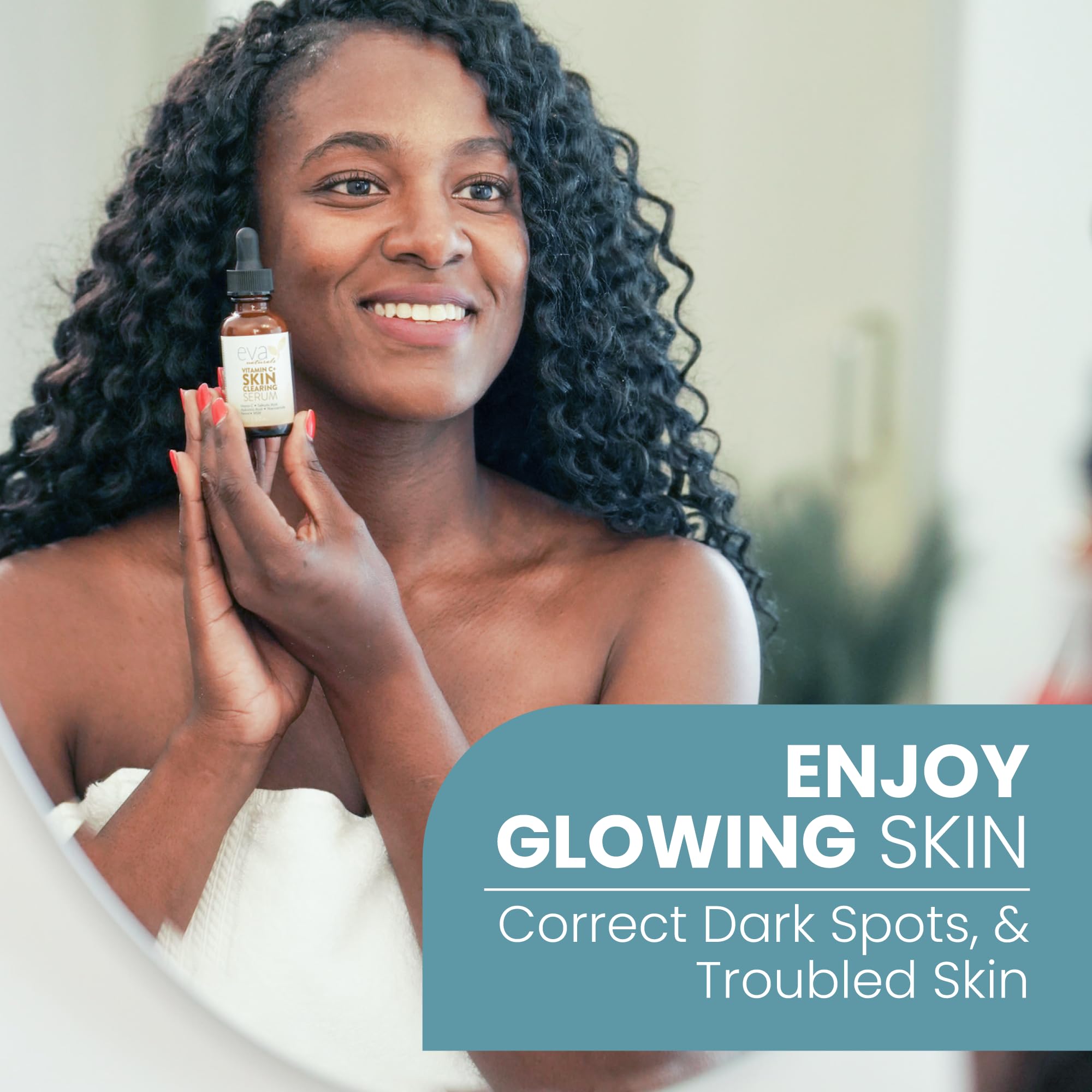 Vitamin C Serum for Face with Retinol & Salicylic Acid – Skin Clearing Acne Spot Treatment with Niacinamide, Hyaluronic Acid, MSM – Anti-Aging Facial Serum for Dark Spots and Blemishes