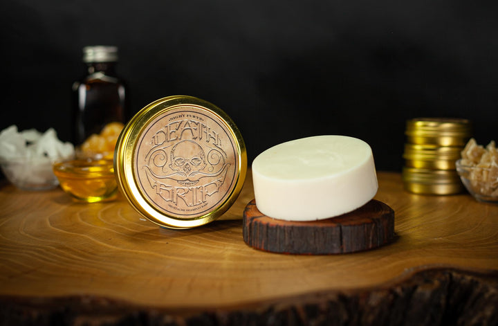 THE VINTAGE GROOMING CO. Night Fury Goat's Milk Shampoo Bar - 4oz Natural Beard & Mustache Care | Men's Face Wash