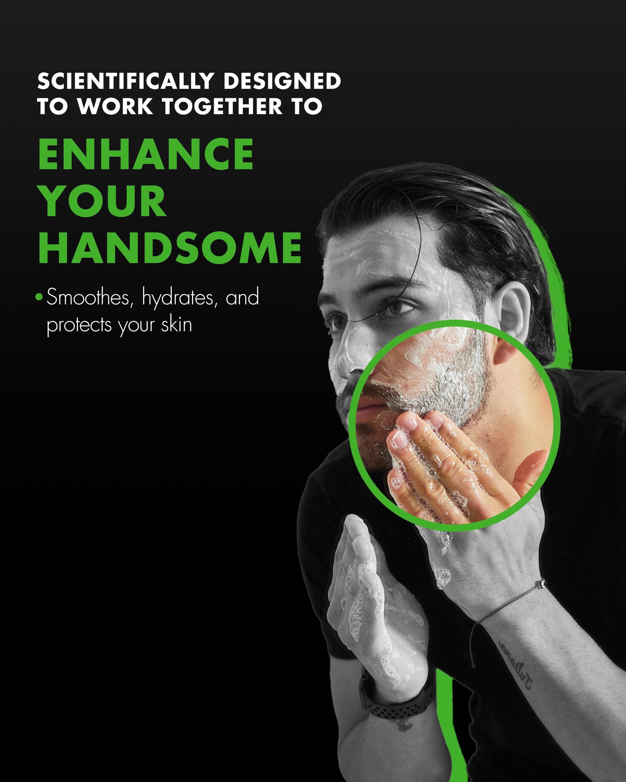 Tiege Hanley 90-Day Large Essential Skin Care Routine for Men (Level 1) - Smooth, hydrate, and protect your skin - Men's Skincare Set Includes Face Wash, Facial Scrub, & AM / PM Moisturizer's