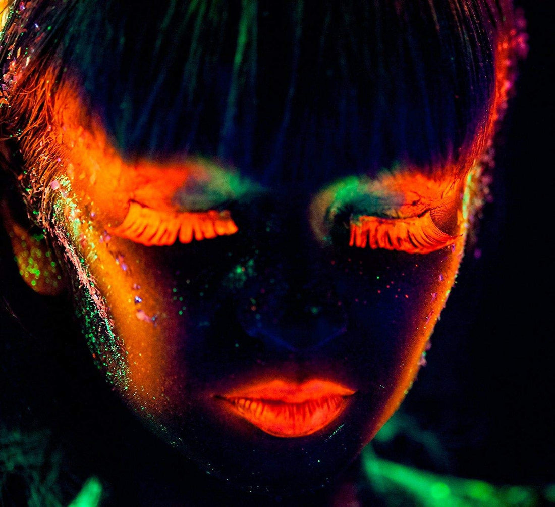 UV Glow Neon Face and Body Paint 10ml - Set of 6 Tubes - Fluorescent