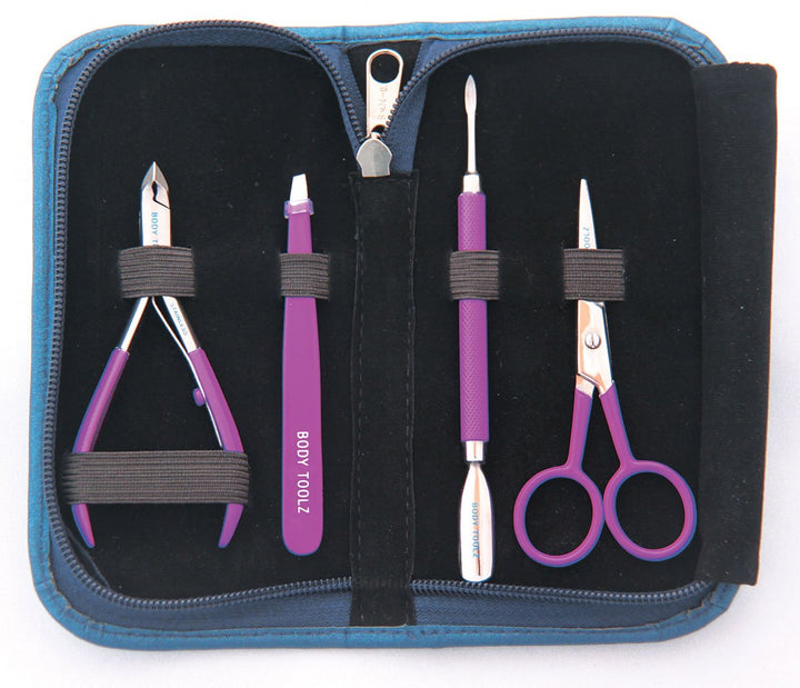 Manicure Kit Neon Hot Pink (Purple)