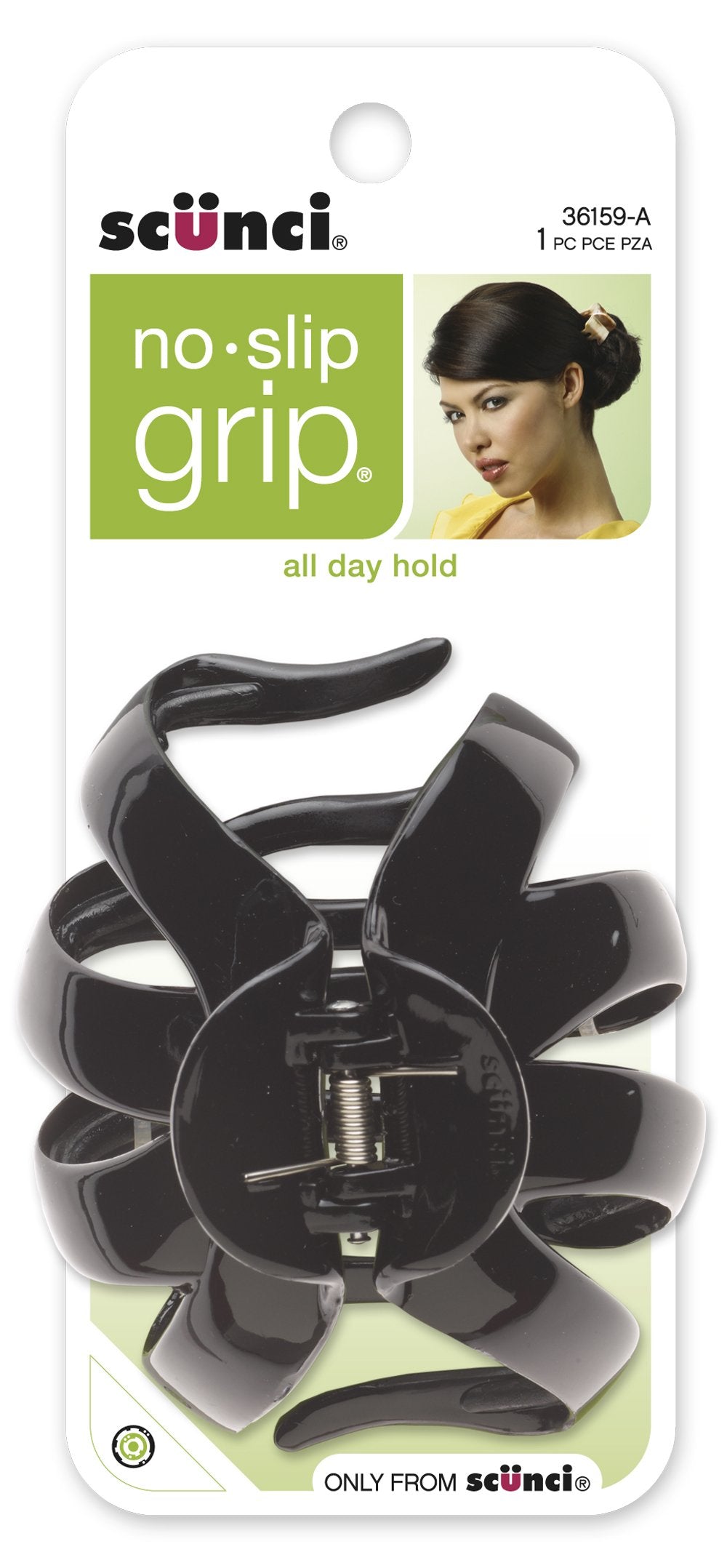 Scunci No-slip Grip Octopus Clip, 8.5 Cm, Colors may vary (3615903A048)