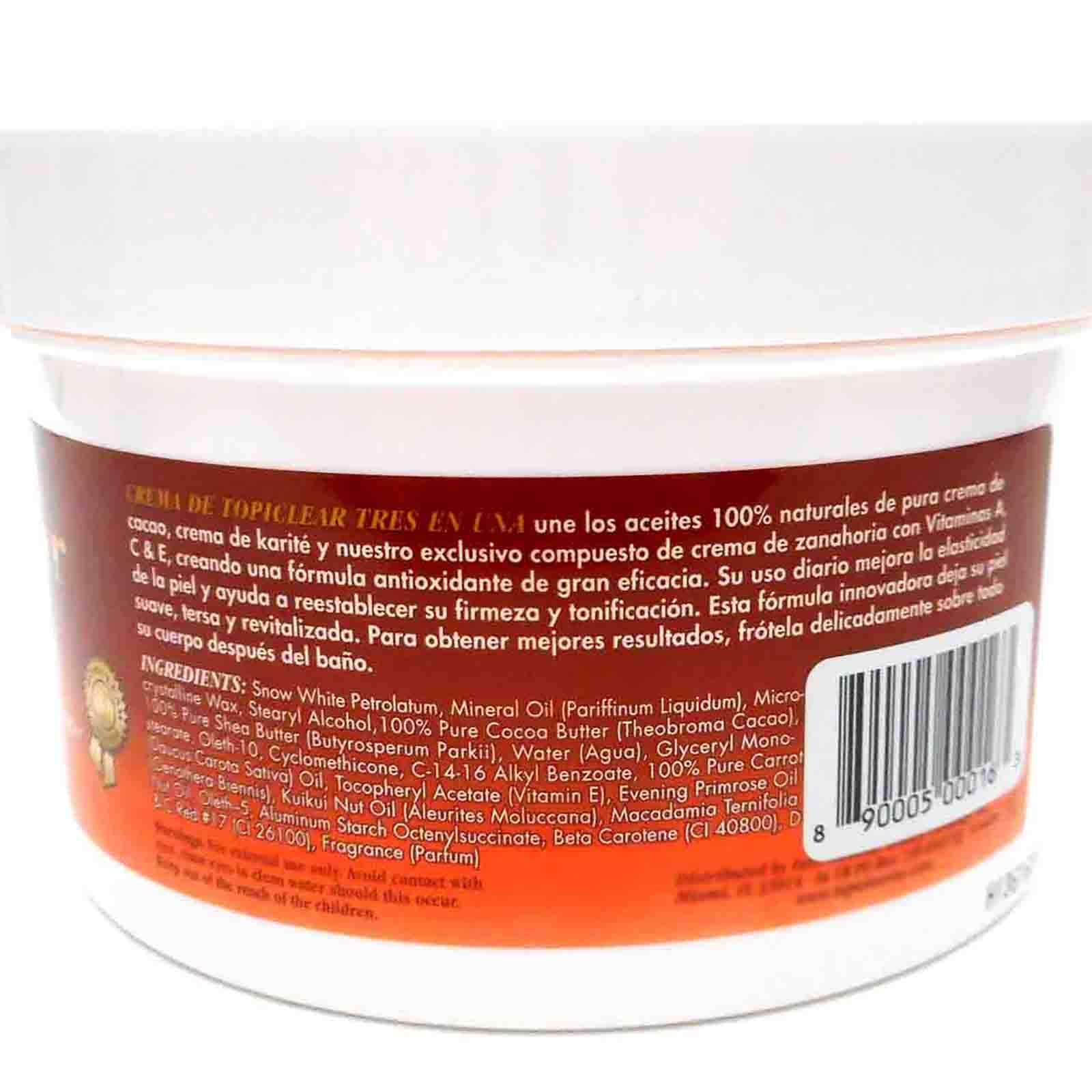 Topiclear 3 in 1 Creme Cocoa Butter, Shea Butter, Carrot Butter 18 fl oz