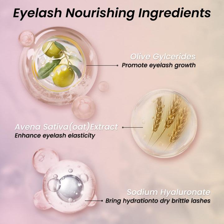 Tinclen Eyelash Growth Serum with Advanced Formula Eyelash Enhancing serum for Longer Thicker and Fuller Lashes Lash Serum Gentle & Vegan Eyelash Conditioner 0.17 Fl Oz (5mL)