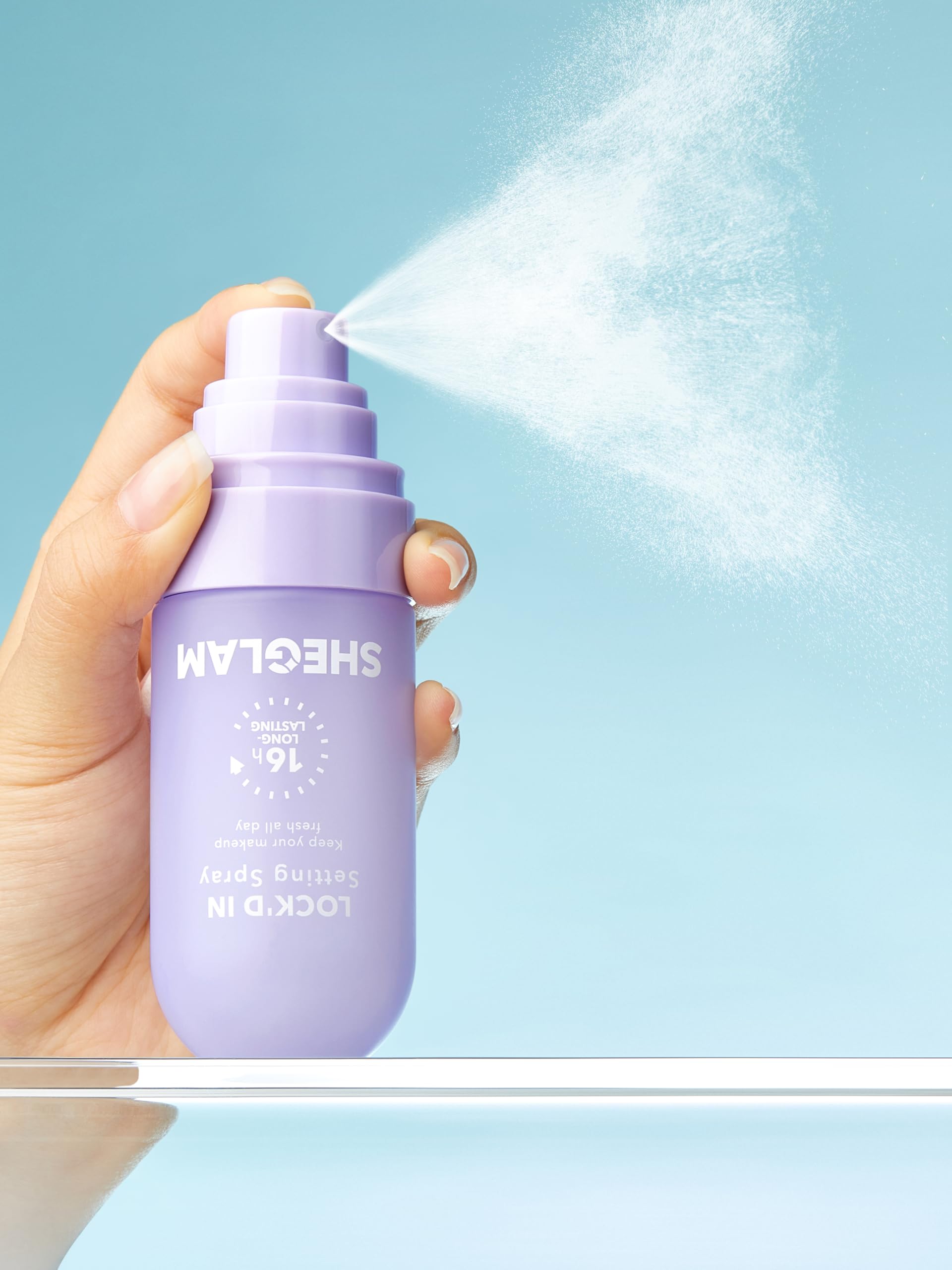SHEGLAM Lock'd In Setting Spray Mattifying Effect Quick-Drying Long Lasting Makeup Locking Spray Oil-Control Non-Greasy Makeup Setting