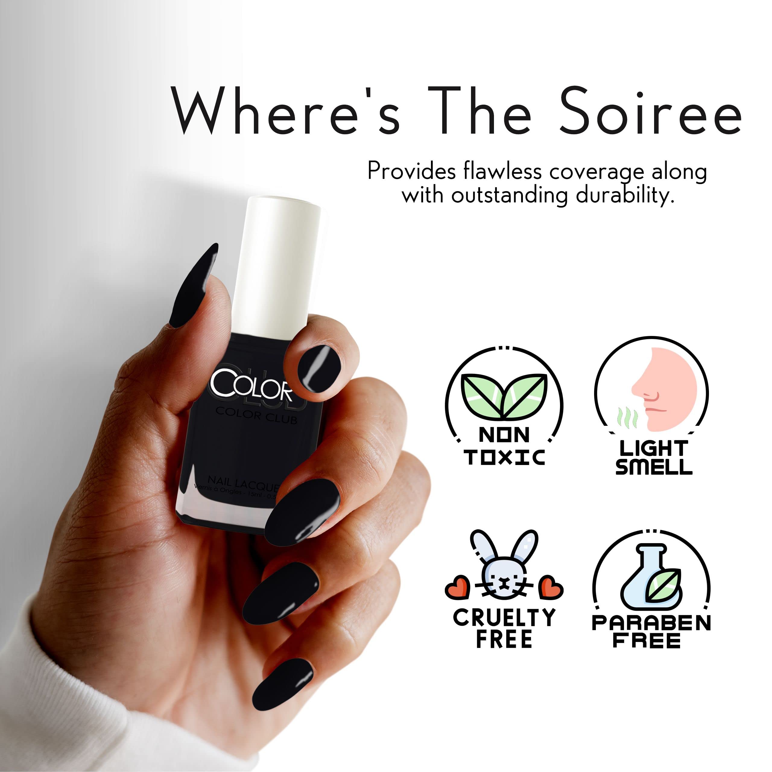 Where's The Soiree Color Club Nail Lacquer .5 fl oz- 15 mL