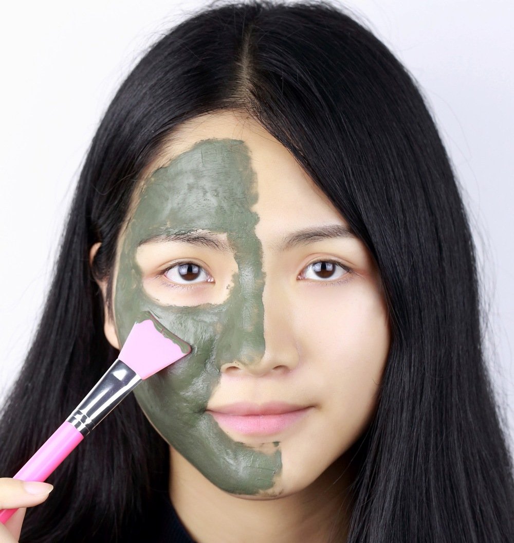 LORMAY 7 Pcs Silicone Makeup Brushes for Face Care, Eyeliner, Eyebrow, Eye Shadow, Lip Care, and UV Resin Epoxy Art Crafting (Pink)