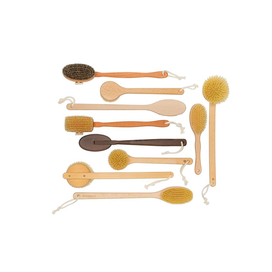 Short Bath Brush with Natural Pig Bristles : Bürstenhaus Redecker Short Bath Brush with Natural Pig Bristles, 11-3/4 Inches Long