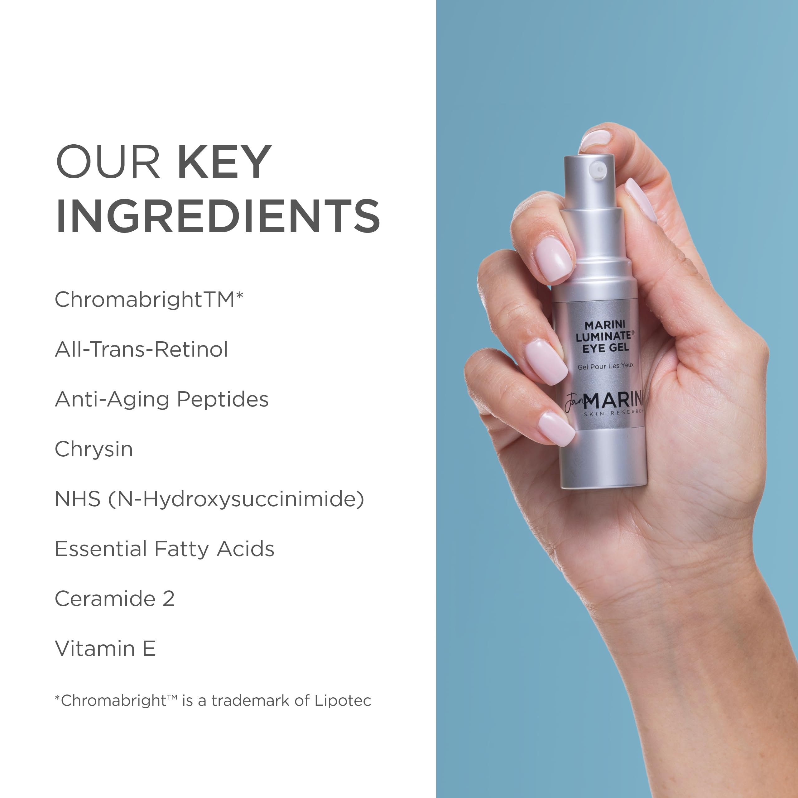 Jan Marini Skin Research Marini Luminate Eye Gel, 0.5 fl. oz.