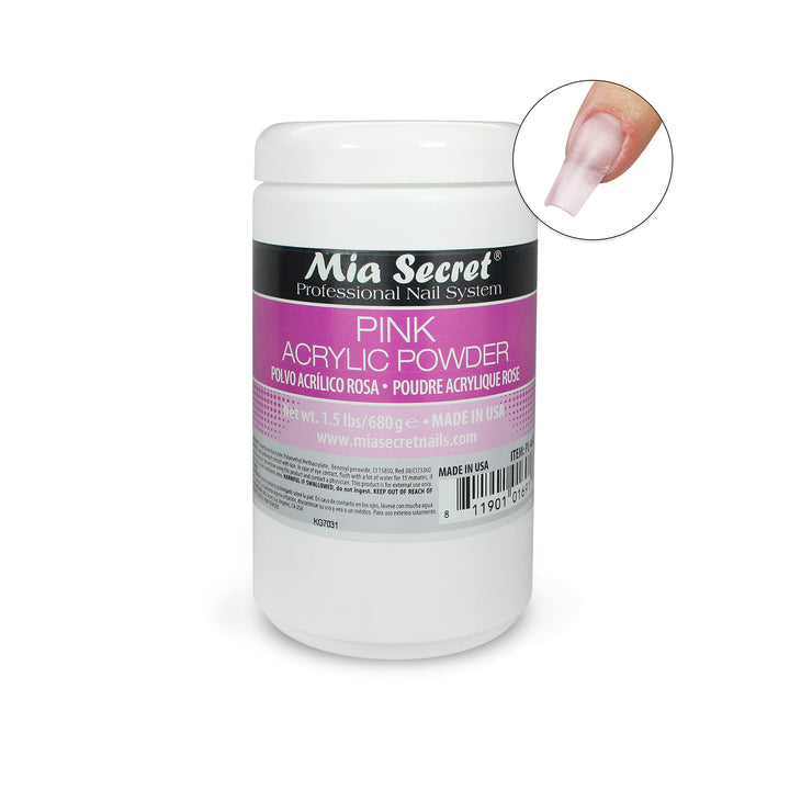 Mia Secret pink Acrylic Powder 1.5 lbs - Made in USA