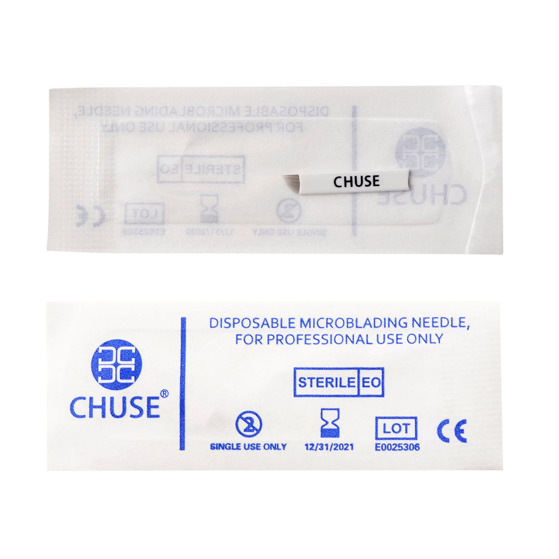 Chuse S14 50pcs Manual Eyebrow Permanent Makeup Needles Tattoo Micro Blade 14 Sloped Needles