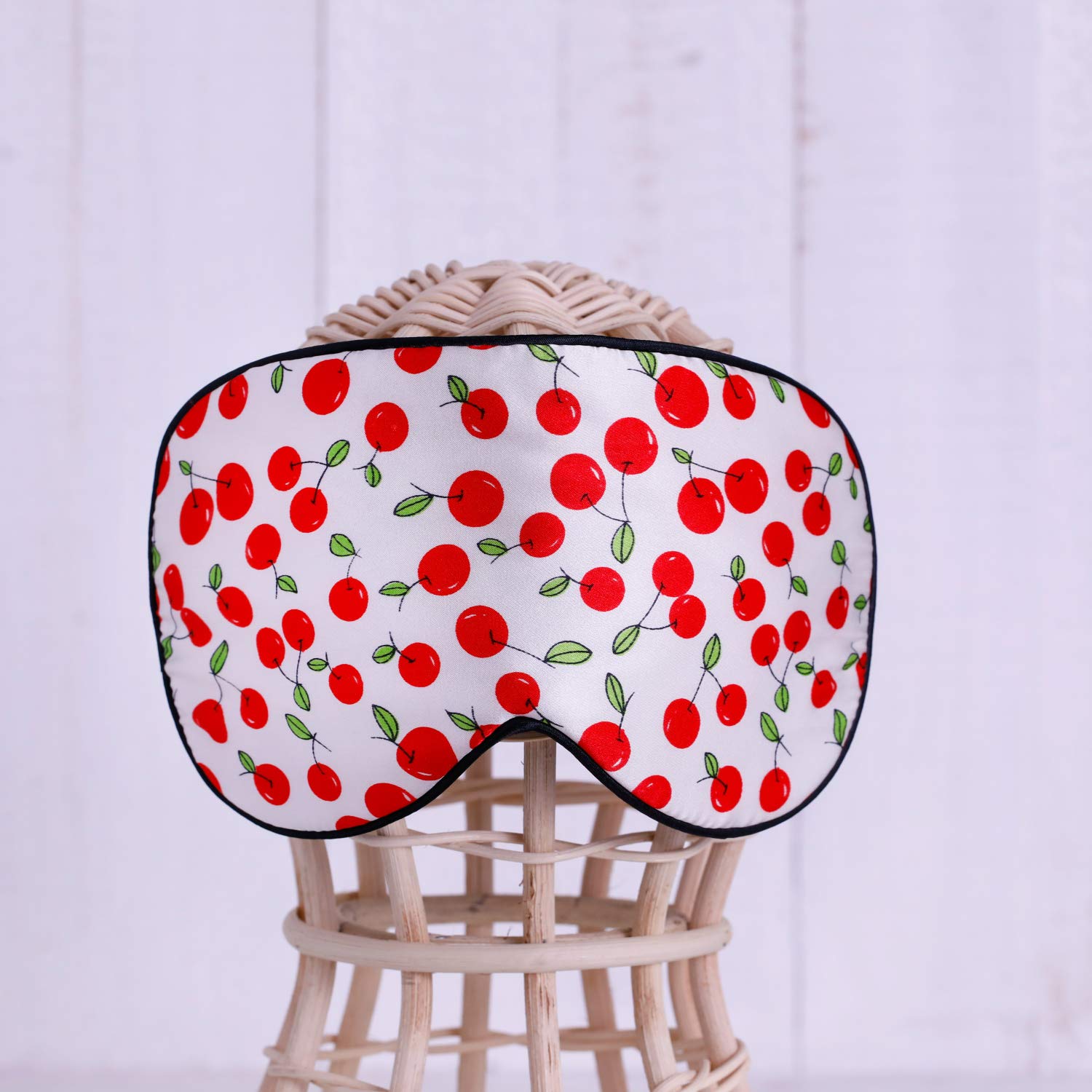 #18: Maxfeel 100% Pure Silk Eye Mask Sleep Eye Mask Eye Cover Eyeshade Sleeping Eye Mask Printed Colors (#18)