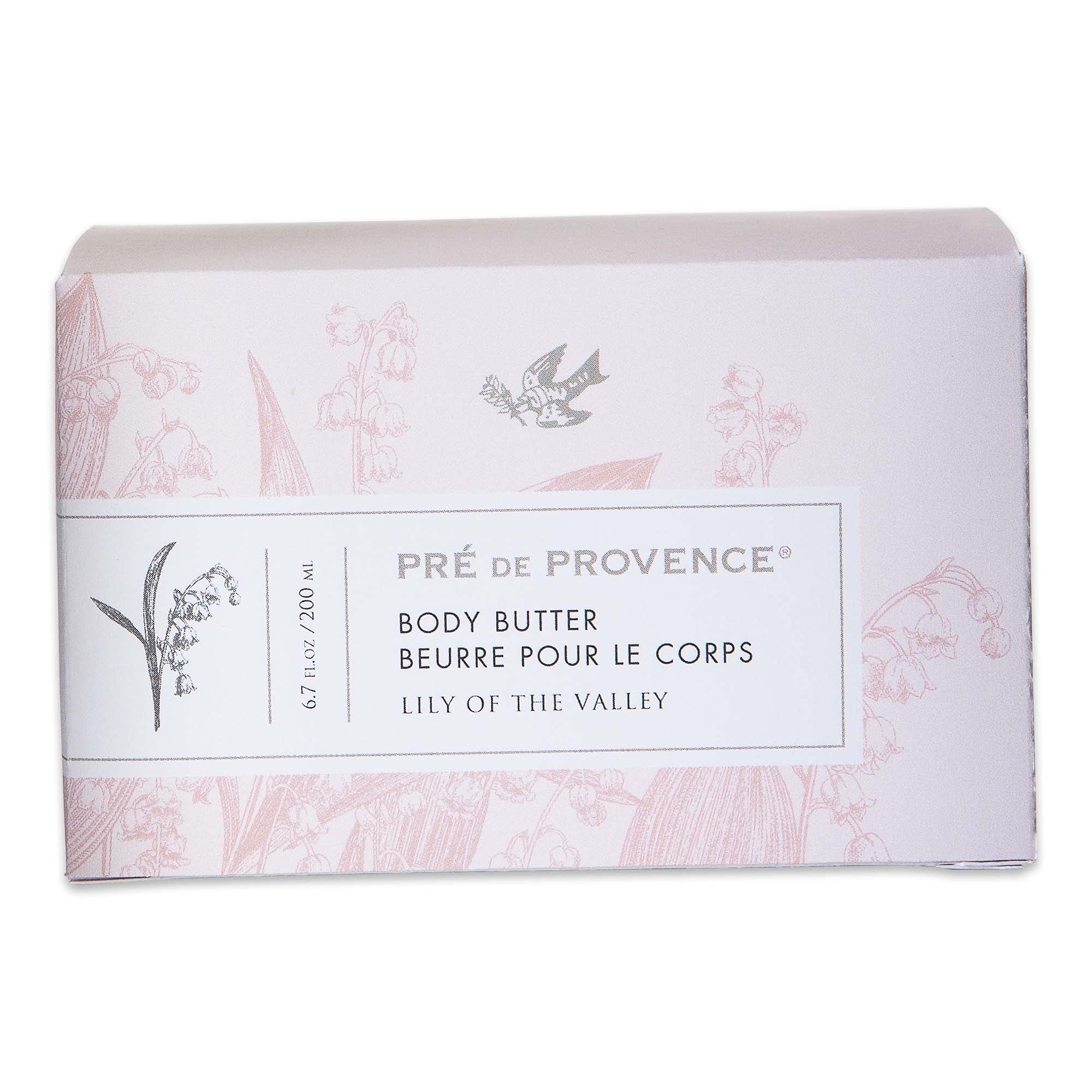 Pre de Provence Collection Shea Butter Enriched Soothing & Moisturizing, Body Butter, 6.7 fl oz, Lily of the Valley
