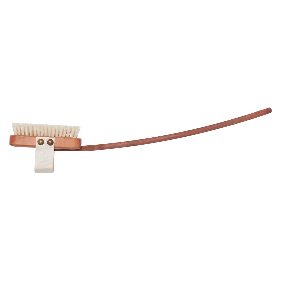 BÃƒ¼rstenhaus Redecker Natural Pig Bristle Bath Brush with Oiled Pearwood Handle, 16-7/8-Inches