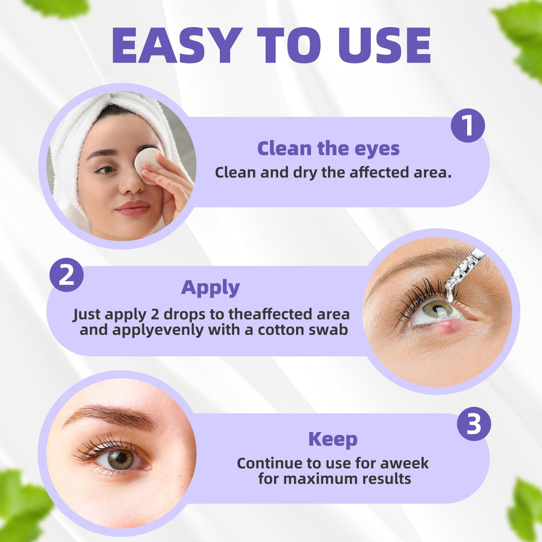 Stye Eye Treatment, Natural Relief Drops Serum for Styes Chalazion and Blepharitis, Fast Chalazion Remover for Restore Healthier Eye Skin (1 Floz) (1 Fl Oz (Pack of 1), Original)