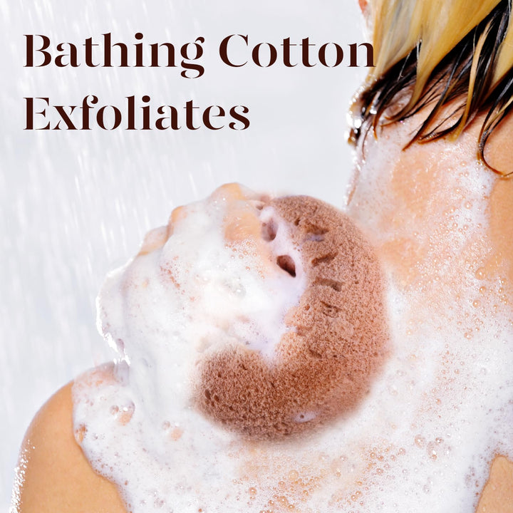 BAIMEI Bath Sponge, Sponge Loofah Body Scrubber, Shower Pouf Cleaning Loofahs Sponge (2pcs)