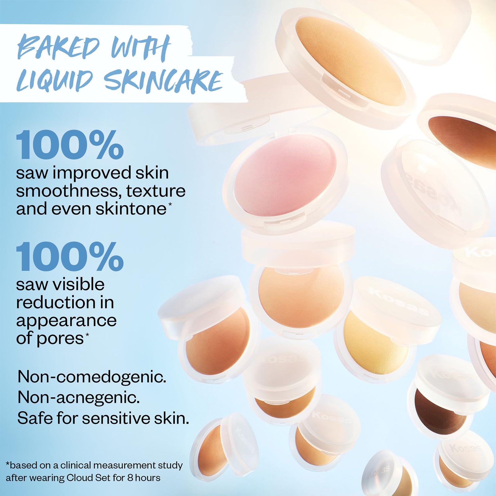 KOSAS Cloud Set Baked Setting & Smoothing Powder (Airy - Sheer Very Light)