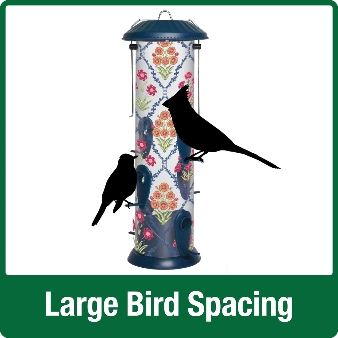 Nature's Way Bird Products Garden Floral Easy Clean Feeder