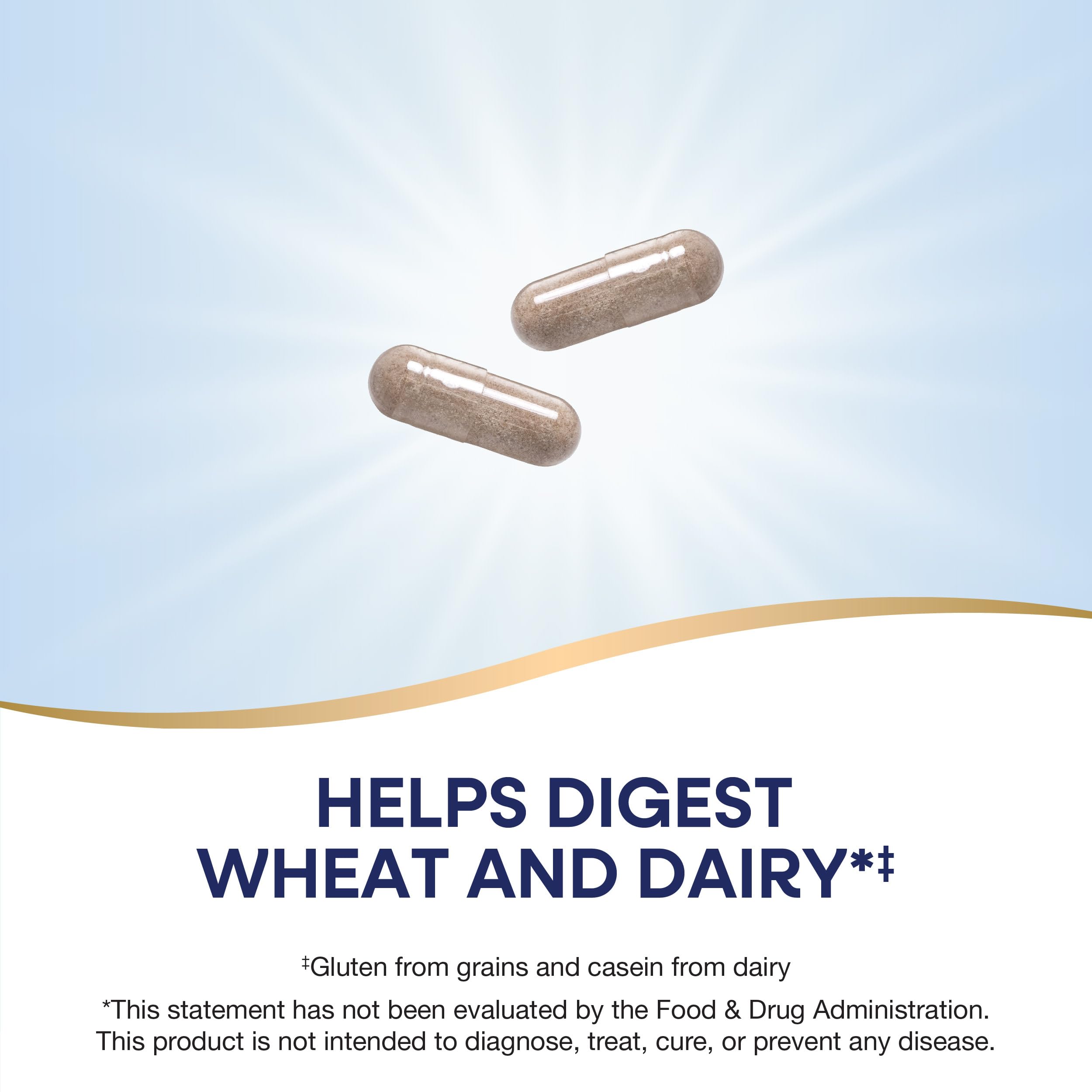 Nature's Way Gluten Defense Digestive Enzymes*, Helps Digest Wheat and Dairy**, Gluten and Casein Digestive Enzymes*, 120 Vegan Capsules (Packaging May Vary)